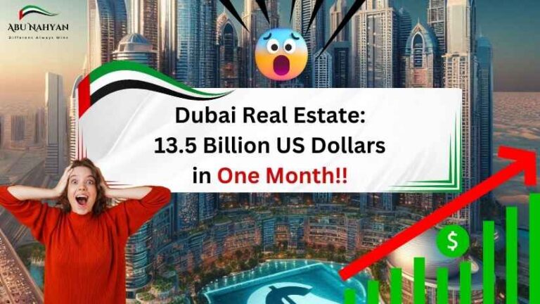 Record-Breaking Property Sales in Dubai: 13.5 Billion USD!