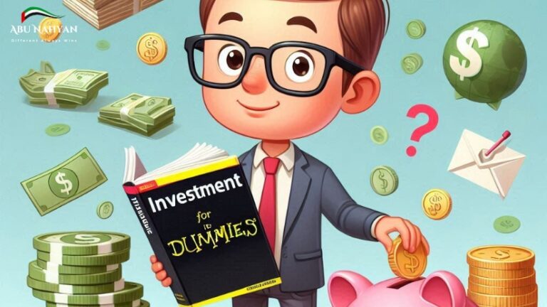 Investing for dummies book, save more, spend less, investment guide, abu nahyan al nuaimi.