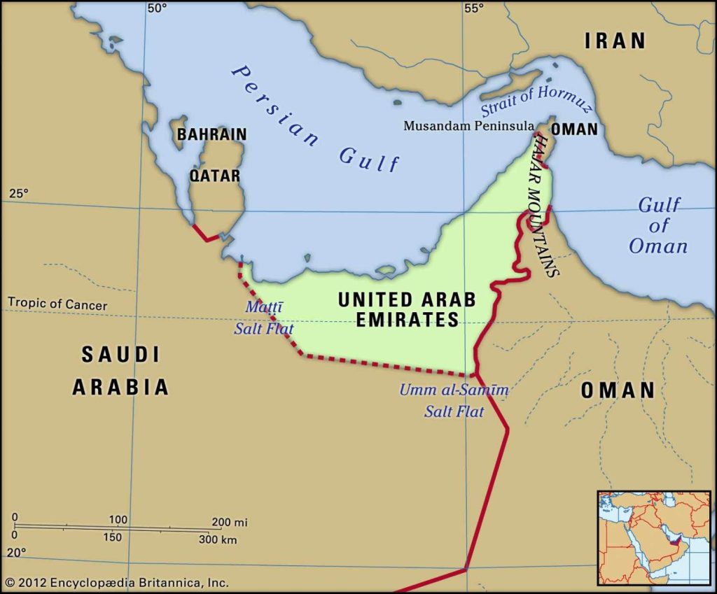 Is Dubai in Saudi Arabia?