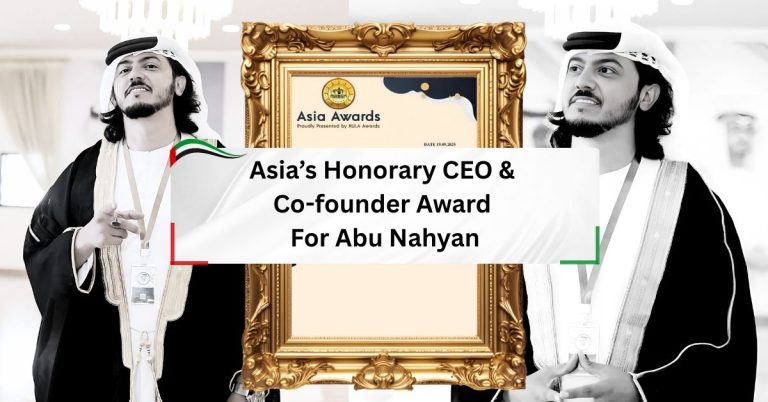 Asia's Honorary CEO & Co-founder Award For Abu Nahyan