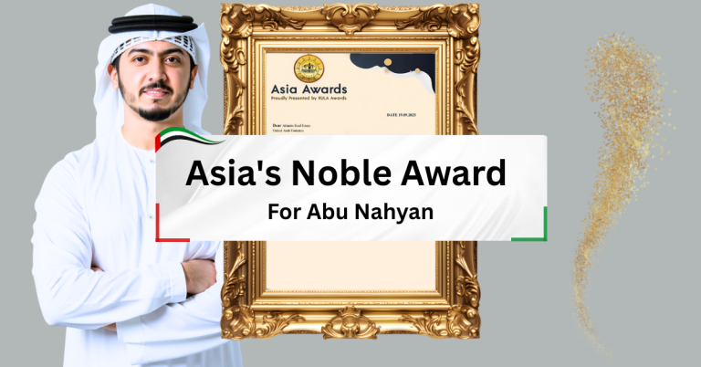 Asia's Noble Award For Abu Nahyan